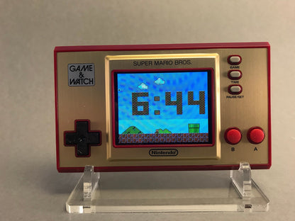 Acryl Aufsteller, Displayständer für Nintendo Game & Watch: Super Mario Bros