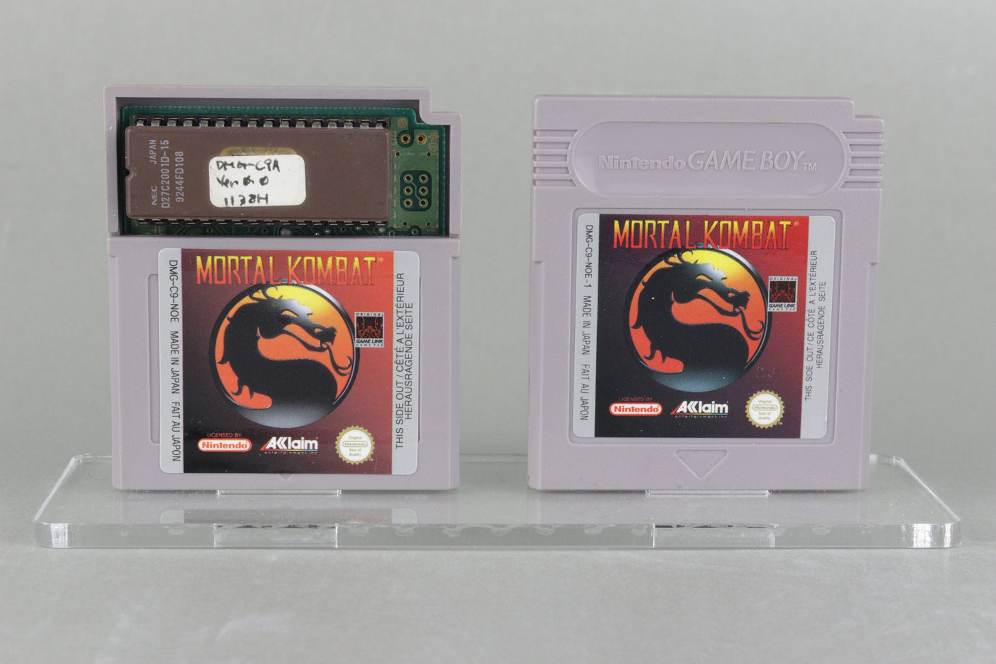 Acryl Aufsteller, Displayständer für Nintendo Gameboy (Color, Advance) 2er Modul