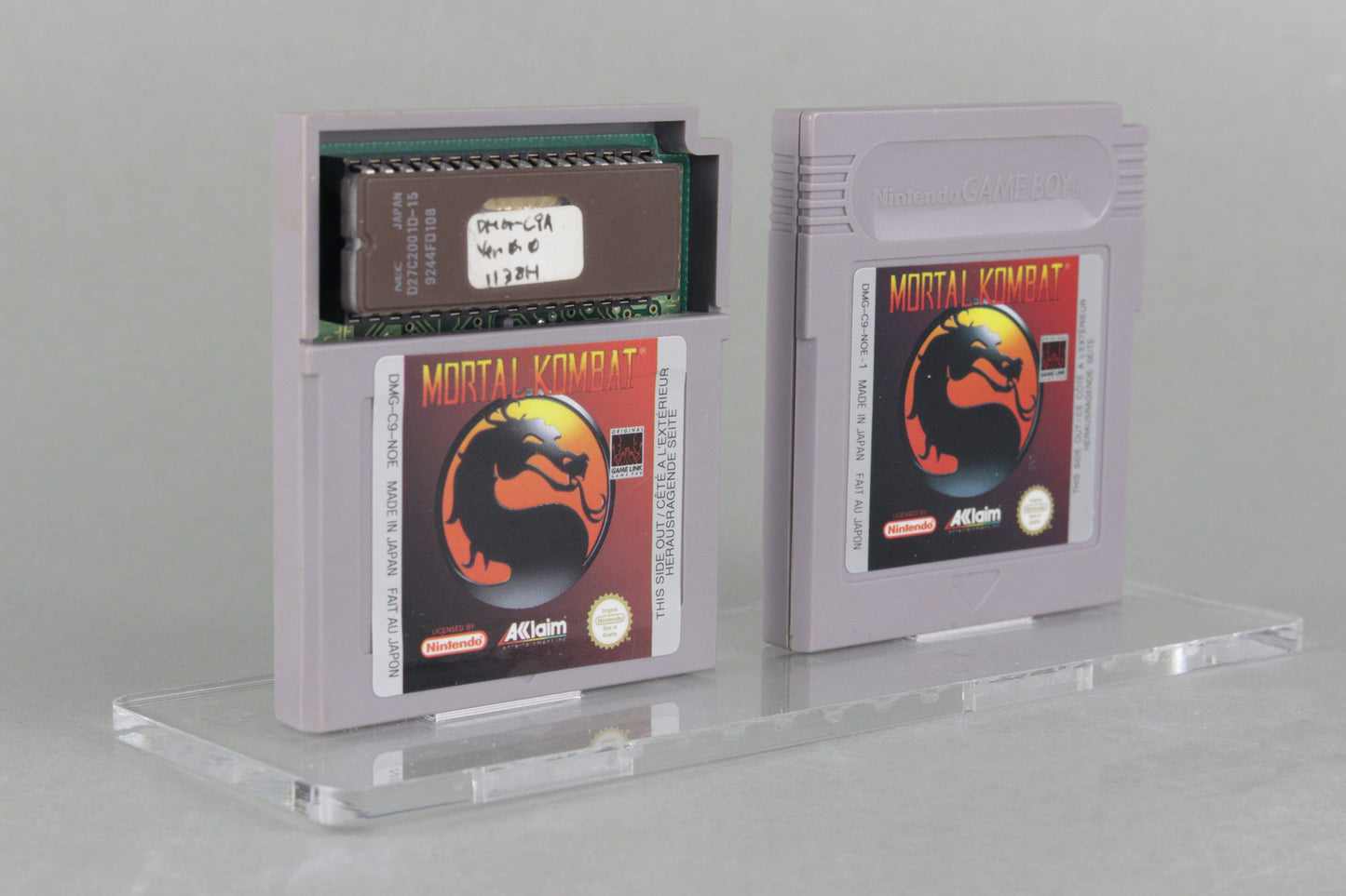 Acryl Aufsteller, Displayständer für Nintendo Gameboy (Color, Advance) 2er Modul