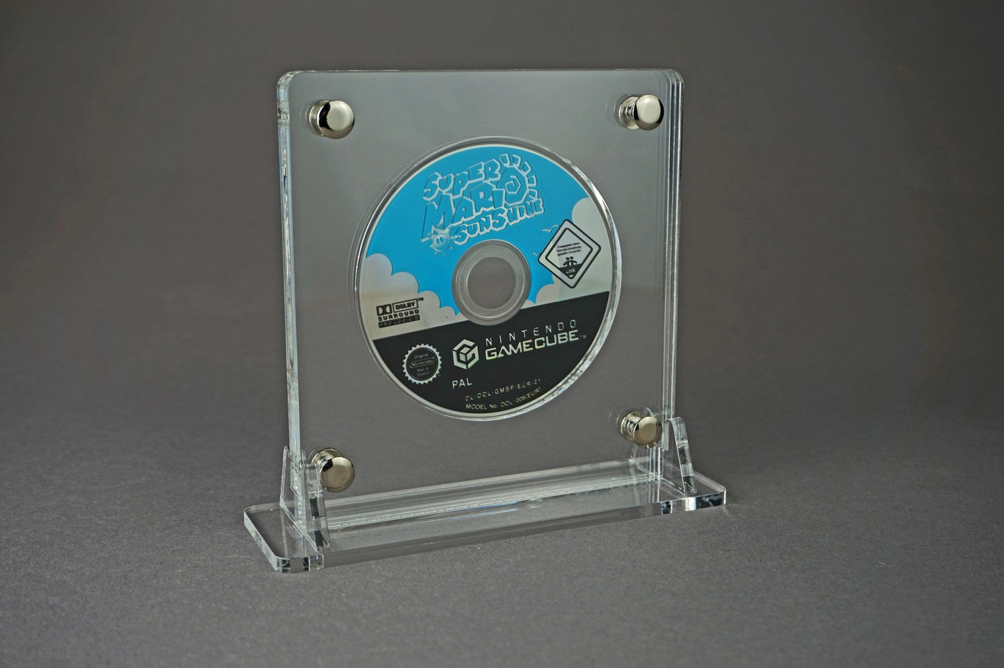 Acryl Aufsteller, Displayständer für Nintendo Gamecube Game