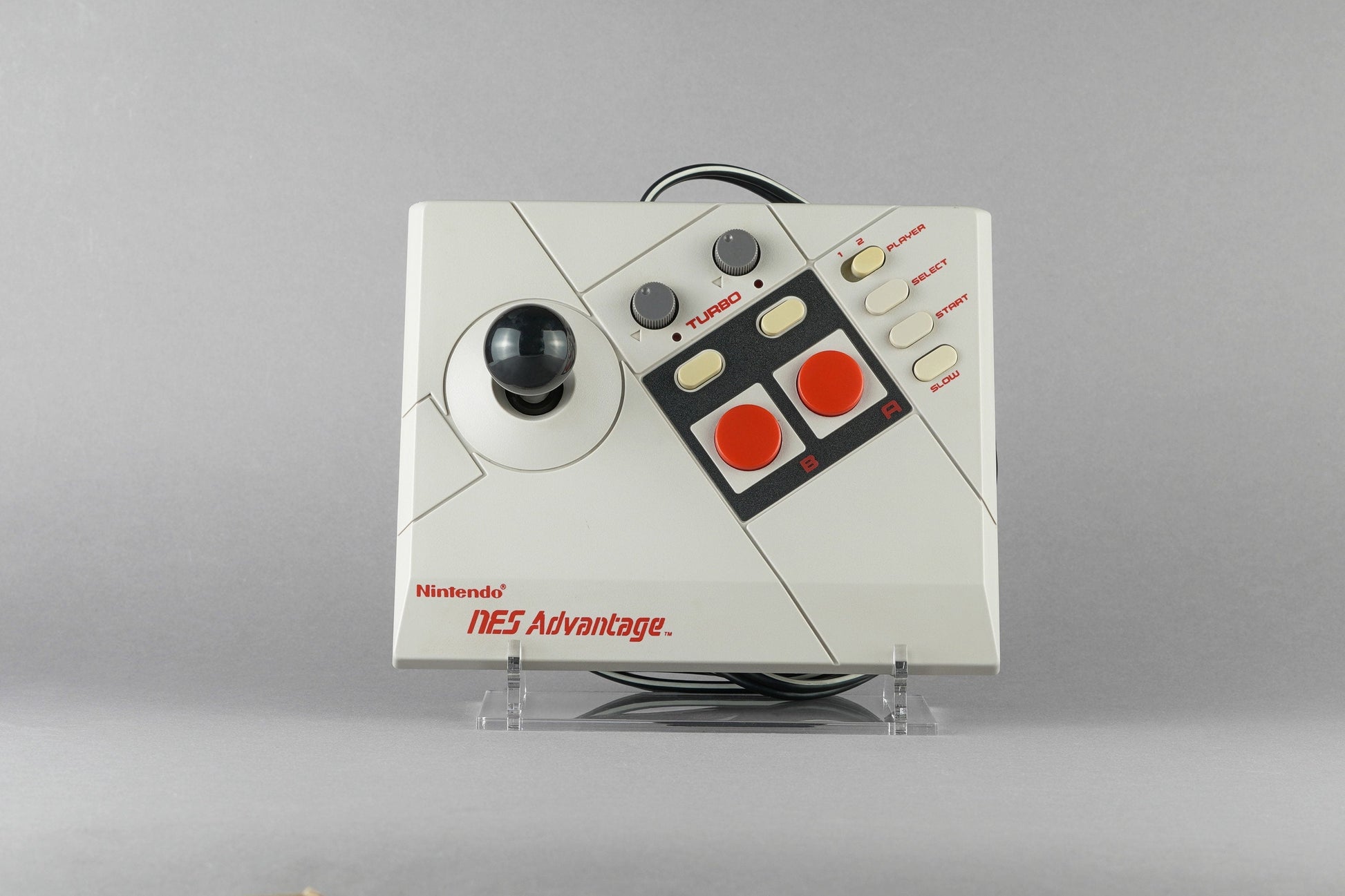 Acryl Aufsteller, Displayständer für Nintendo NES Advantage Arcade Controller