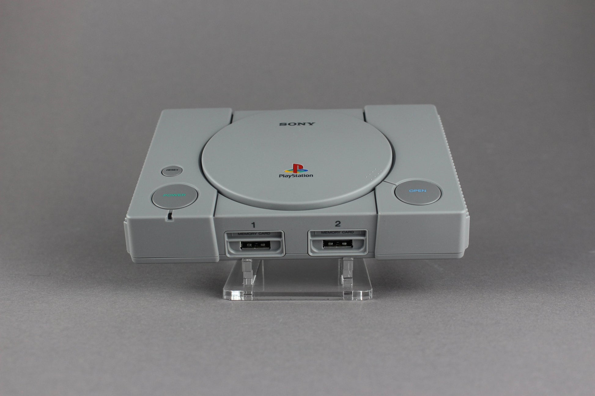 Acryl Aufsteller, Displayständer für Sony Playstation Classic PSX Mini