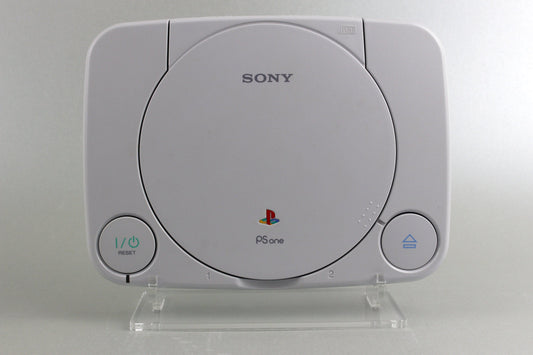 Acryl Aufsteller, Displayständer für Sony Playstation PSONE Vertikal