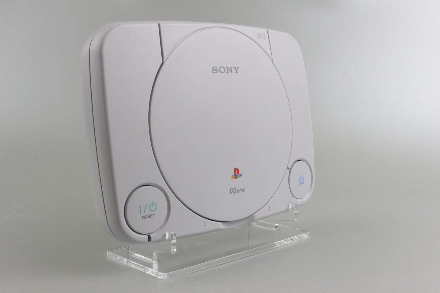 Acryl Aufsteller, Displayständer für Sony Playstation PSONE Vertikal