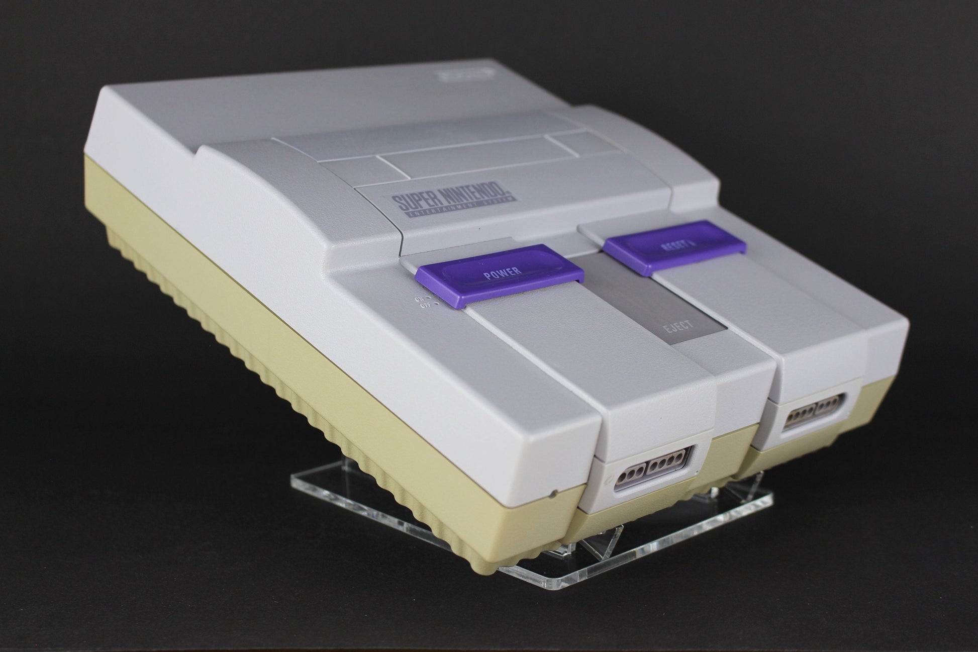 Acryl Aufsteller, Displayständer für Super Nintendo SNES (US)