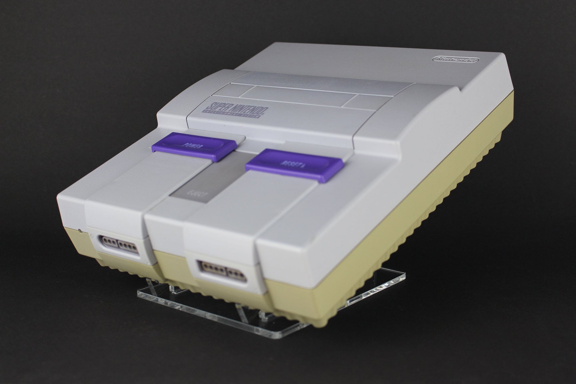 Acryl Aufsteller, Displayständer für Super Nintendo SNES (US)