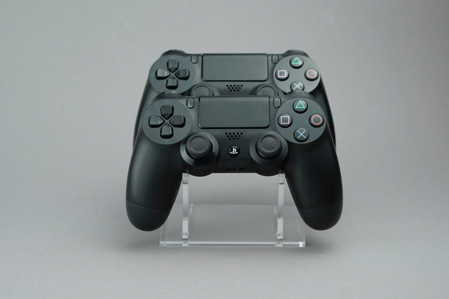 Acryl Duo Aufsteller, Displayständer für Sony PS4 Dualshock 4 Controller