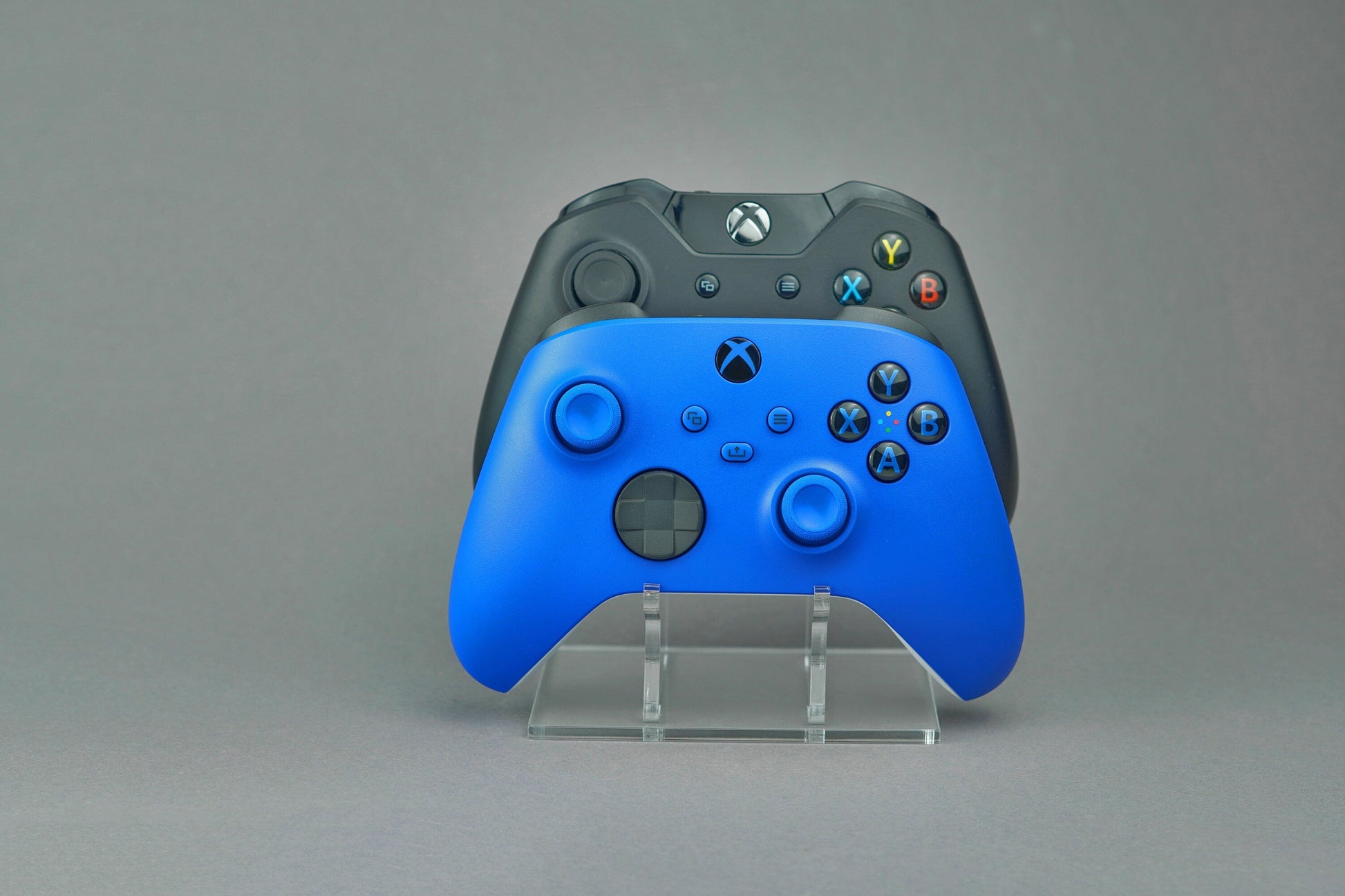 Acryl Duo Controller Aufsteller, Displayaufsteller für Microsoft XBOX One Series Elite