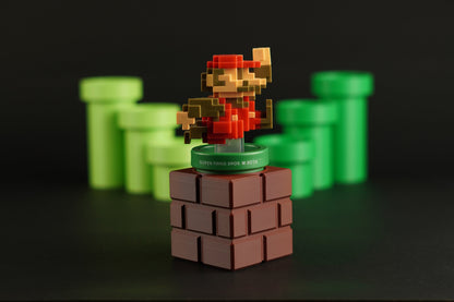 Super Mario Brick Aufsteller, Displayständer für Amiibo