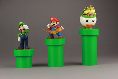 Warp Pipe Aufsteller, Displayständer für Amiibo und Spiele - Leaf Green